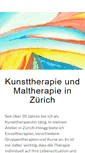 Mobile Screenshot of kunsttherapie-hoengg.ch